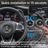 Steering Wheel Cover Carbon Fiber Anti-Skid Segmented Steering Wheel Protector Universal Fit Hard Car Steering Wheel Cover for Men/Women Car Inter...