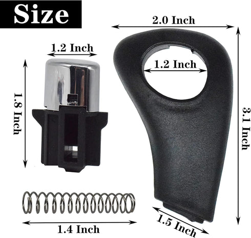 Rldym Shifter Shift Button Knob Repair Kit with Spring Compatible for 2003-2006 Honda Accord 54132-SDA-A81 54141-SDA-A81 54141SDAA81...
