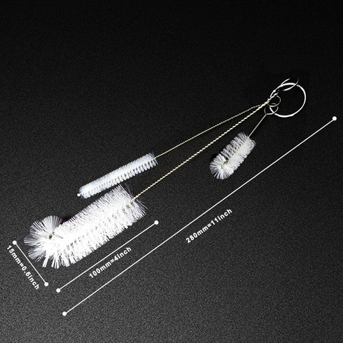 Living and Giving 3Pcs Set of Bottle Cleaning Brushes Kitchen Nylon Multifunction Clean Brush Set (L.&G.)...