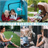 Portable Stroller Fan, Rechargeable Battery Powered Oscillating Fan, Baby Fan with 3 Powerful & Quiet Speeds, 90° Oscillation, Flexible Tripod for...