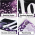 HAMIGAR 6x4ft Happy 40th Birthday Banner Backdrop - 40 & Fabulous Birthday Decorations Party Supplies for Women - Purple...