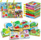 OKOOKO Soft Baby Books 6PCS Soft Cloth Books Bath Books Crinkle Washable Non-Toxic Early Education Preschool Learning Toy for Newborns Babies Infa...