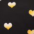 Set of 2 Hearts Makeup Travel Bags for Women Girls, Small Cute Cosmetic Storage Pouch, Toiletry Organizer, Black, 2 Sizes...