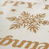 DII Holiday Dining Table Linen Metallic Fabric Kitchen Décor, Christmas Table Runner, 14x72, Gold Holiday Collage...