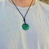 Malachite Necklace Natural Malachite Stone April Birthstone Necklace Azurite Malachite Crystals Pendant Healing Aura Reiki Spiritual Jewelry...