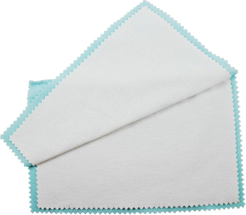 Blitz 117 Premium XL 2-Ply Jewelry Cleaning and Polishing Cloth with Tarnish Inhibitor for Gold, Silver, and Platinum, Made in The USA, Nontoxic a...