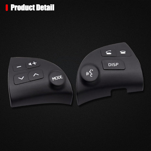 HiSport Steering Wheel Volume Control Switch Button Left and Right - Compatible with Lexus ES350 2006 2007 2008 2009 2010 2011 2012 Steering Wheel...