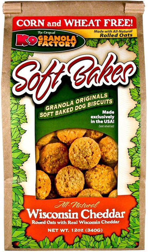 K9 Granola Factory Soft Bakes Wisconsin Cheddar, 12Oz...