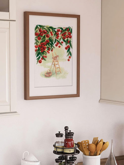 RIOLIS Counted Cross Stitch kit 2205 Cherry Garden...