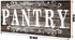 Pantry Sign Wall Decor Farmhouse Pantry Sign Wooden Rustic Retro Hanging Wooden Art Printed Decor for Home Room Holiday Decoration, 16 x 6 Inches(...