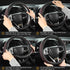 West Llama Customized Auto Car Steering Wheel Cover for Toyota Tacoma,4Runner,Tundra,Sequoia,15.5-16 inch(Diamond Quilted-Black+Red-Large Size)...