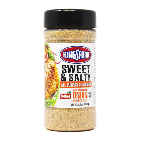 Kingsford Sweet & Salty All-Purpose Seasoning 6.5 oz – Balanced Blend of Sweetness and Savory Salt...