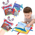 iPlay, iLearn Baby Cloth Books 6-12 Month, Infant Soft Touch Feel Marine Farm Animal Fabric Book Set, Newborn Carseat Crib Crinkle Toy, Babies Bir...