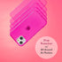 SteepLab Neon Highlighter Case for iPhone, The Grippy Jelly Case w/Protective Air Pockets (Eye-Catching Hot Pink, iPhone 13)...