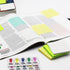 Please Sign Message Flags Assorted Color, 400 Pages Total, 0.79x1.77 Inch Wide Flags, Easy to Post, 4 On-The-Go Dispensers/Pack...