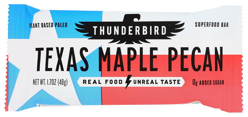 Thunderbird Energetica, Texas Maple Pecan Bar, 1.7 oz...
