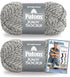 Patons Kroy Socks Yarn, 2-Pack, Grey Marl Plus Pattern...