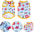 5 Pieces Dog Shirts Pet Printed Puppy Clothes Soft Dog Sweatshirt Pullover Dog T Shirts Summer Puppy Clothes Dog Outfits for Small Medium Dogs and...