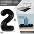 KatchOn, Huge Black 2025 Balloons Number - 42 Inch, Graduation Balloons | Foil 2025 Balloons Black, Graduation Decorations Class of 2025 | 2025 Ba...