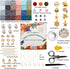Clay Bead Bracelet Making Kit for Girls 6000 Pcs - Jewelry Craft Set, Earth Tones Flat Heishi Beads Clay Beads for Bracelets Making, Ages 8-12, Ne...