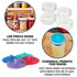 Masontops Pickle Pipes - Airlock Fermentation Lids - Fermentation Kit For Wide Mouth Mason Jar Sauerkraut & Pickle Kit - Fermentation Jar Not Incl...
