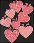 Posterizer 1 pcs-cute Valentine's themed heart shaped cookies poster -2-Romantic Art-Holiday Poster Collection-Gift for Couples boyfriend girlfrie...