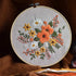 KISSBUTY Embroidery Kit with Pattern, Bamboo Hoop, Color Threads, Floral Pattern (Flowers), for Kid......