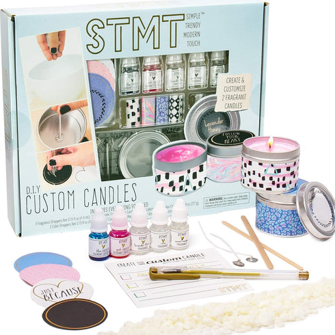 STMT D.I.Y. Custom Candles, Candle Maker Kit, DIY Candle Making Set, Make Your Own Candle Starter Kit for Kids, Ages 8+, Colors may vary...