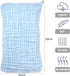 Irenare 6 Pack Muslin Burp Cloths Cotton Baby Burping Rags Large 20 x 10 Inch 6 Layers Spit up Rags Soft Absorbent Multicolor Wash Cloths Diapers ...