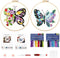 BREENHILL 2 Sets Embroidery Kit Starter with Pattern and Instructions, DIY Beginner Starter Cross Stitch Kit Include Embroidery Hoop, Needlework f...