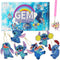 MATHARAGO Diamond Art for Kids 6 Pcs DIY Diamond Painting Keyrings Set, Painting by Number Gem Keychains Craft Kits for Kids Ages 6-12, Gifts for ...