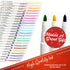 Crafts 4 All Fabric Pens for Clothes - Pack of 24 No Fade, Fabric Markers Permanent for Textile - No Bleed, Machine Washable Shoe Markers for Fabr...