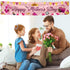 Happy Mother's Day Fence Banner Decoration Mother's Day Party Supplies Yard Sign Outdoor Decor Front Door Lawn Porch Garage (Banner)...