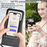 Waterproof Phone Pouch, Large Waterproof Phone Case, Universal Cell Phone Case Dry Bag, Compatible for iPhone, Samsung, All Smartphones Black...