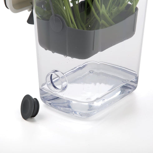 ProKeeper Herb Keeper – 1-Piece, White, with Removable Silicone Drain Plug, BPA-Free Plastic...
