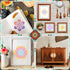 80 Pieces 3 x 3 Inch Mandala Reusable Plastic Art Craft Kits for DIY Painting Art Projects Wood Wall Floor Fabric Furniture Tile Holiday Stencils ...