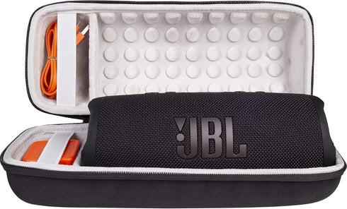 khanka Hard Travel Case Replacement for JBL Charge 4 / JBL Charge 5 Portable Waterproof Wireless Bluetooth Speaker (Black)...