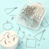 36PCS Beading Earring Hoop Stainless Steel Earring Hoop Bulk Fish Hooks Earrings DIY Earrings Supplies Kit for Jewelry Making…...