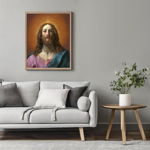 Posterizer 1 pcs-Bust of Christ c. 1624 painting poster-Religious Posters-Gifts for Christians -Decor for Church, Sunday School Classroom- unframe...