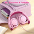 EarFun S1 Kids Headphones, Foldable Wired Headphones for Kids, 85dB Volume Limit, Stereo Sound, Adjustable Headband, Portable Lightweight On-Ear H...