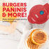 DASH Mini Maker Portable Grill Machine + Panini Press for Gourmet Burgers, Sandwiches, Chicken + Other On the Go Breakfast, Lunch, or Snacks with ...
