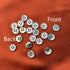 20 Pieces Genuine Grey Smoke Mother of Pearl Buttons for Women Men Shirts Dresses Polo DIY Sewing Craft (12.5MM)...
