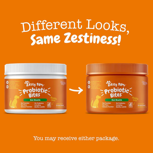 Zesty Paws Probiotics for Dogs - Digestive Enzymes for Gut Flora, Digestive Health, Diarrhea & Bowel Support - Clinically Studied DE111 - Dog Supp...