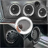 X AUTOHAUX 8" Speaker Grille Cover Mesh Trim Round Subwoofer Grille Horn Protective Guard Silver Tone Car Auto Stereo Accessories...