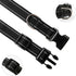 Reflective Dog Collar for Small,Medium, and Large Dogs,Ajustable Nylon Dog Collars with Quick Release Buckle,Black M(Collar+Leash)...