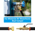 RV Winterize Sprinkler Systems and Outdoor Faucets Air Compressor Quick-connect plug -to 3/4"-11.5 NH hose threads and 1/4" Garden Hose Faucet Blo...