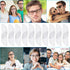 25 Pairs Eyeglasses Nose Pads | Adhesive Silicone Anti-Slip Nosepads for Glasses | Clear 1mm Thick, Soft Surgical-Grade D-Shape Design for Comfort...