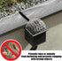 Gutter Guard 8 Pack, Gutter Downspout Guard 3.5 Inch Adjustable Aluminum Leaf Filter Strainer Gutter Guards Mesh Preventing Blockage Leaves Debris...