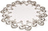 Cocoa, Earth Tones Jacquard Peacock Tail Lace Doily, Placemat, Table Centerpiece, Table Topper (23 Inch Round)...
