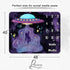 Space Baby Age Blanket, UFO Astronaut Baby Monthly Milestone Blanket Growth Chart Blanket, 48x40 inch Memory Blanket Nurse Receiving Blanket Baby ...